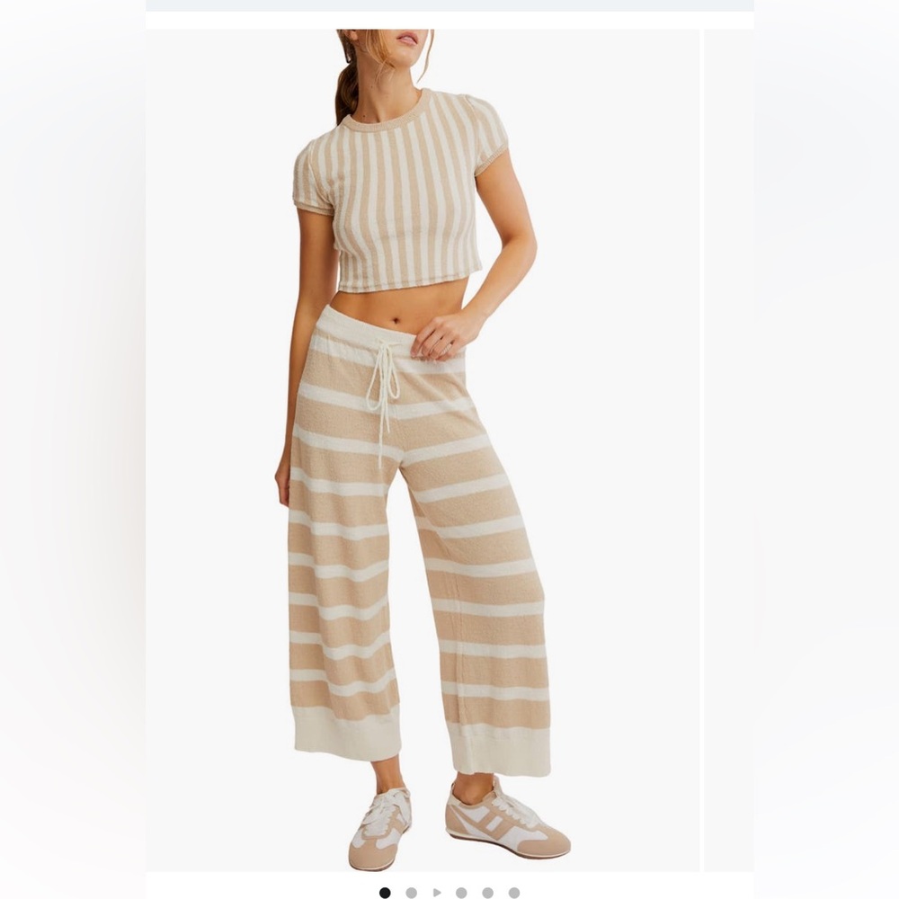 NWT FREE PEOPLE Crop top & Pants Set